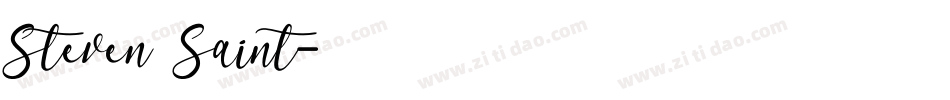 Steven Saint字体转换